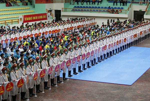 Hơn 1.300 HLV, VĐV tham dự Hội thao lực lượng CAND năm 2021 